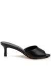 Dee Ocleppo Bogota Pointed Toe Slide Sandal In Schwarz