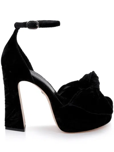 Dee Ocleppo Benton Ankle Strap Platform Sandal In Black
