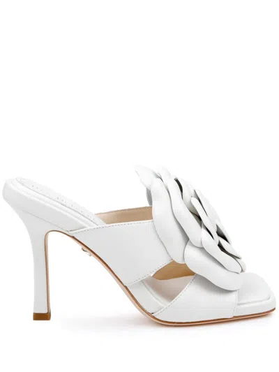 Dee Ocleppo 90mm Kingston Mules In White