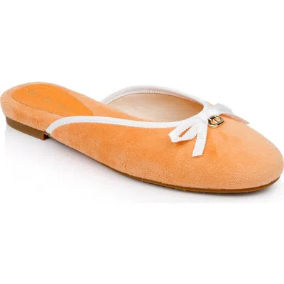 Dee Ocleppo Athens Terry-cloth Mules In Orange
