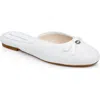Dee Ocleppo Athens Terry-cloth Mules In White