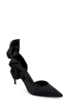 Dee Ocleppo Belmont Half D'orsay Pump In Black Satin