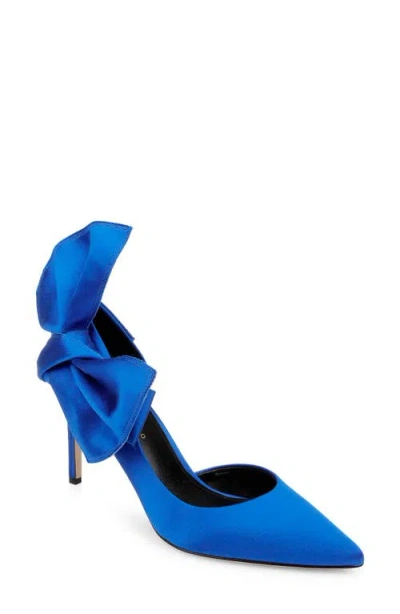 Dee Ocleppo Belmont Pumps In Sapphire Satin
