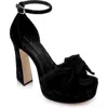 Dee Ocleppo Benton Ankle Strap Platform Sandal In Black