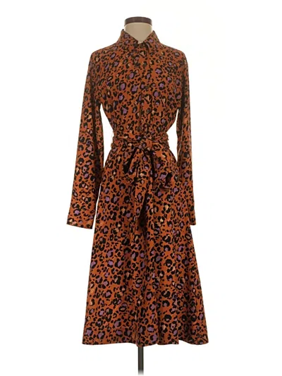 Pre-owned Dee Ocleppo Casual Dress In Orange