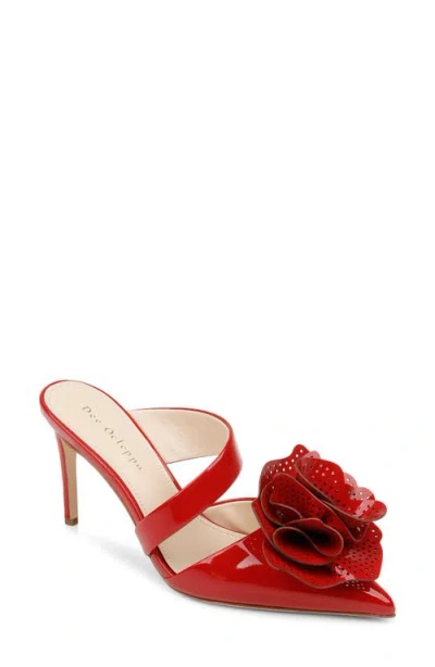 Dee Ocleppo Chicago Pointed Toe Mule In Red