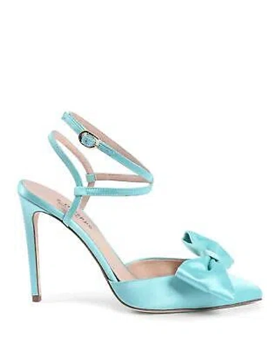 Pre-owned Dee Ocleppo Dazzling Satin Ankle-strap Stiletto Pump - Sandals - Rose -size In Pink