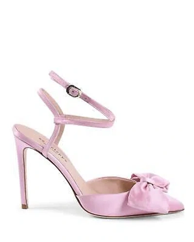 Pre-owned Dee Ocleppo Womens Bow Slingback Pumps - Pumps & Heels - Rose -size 41 In Pink