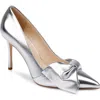 Dee Ocleppo Dehli Ii Pointed Toe Pump In Silver