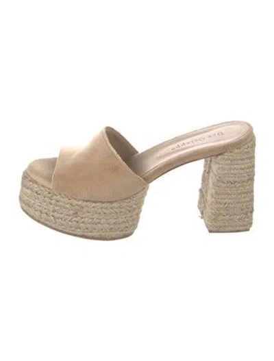 Pre-owned Dee Ocleppo Denim Espadrilles In Blue