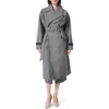 Dee Ocleppo Cargo Trench Coat In Heather Grey