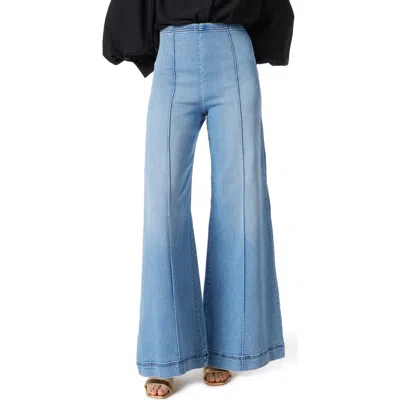 Dee Ocleppo Wide Leg Pull-on Jeans In Vintage Blue Wash