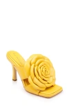 Dee Ocleppo Kingston Slide Sandal In Yellow Leather
