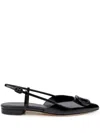 Dee Ocleppo Rome Pointed Toe Slingback Sandal In Black