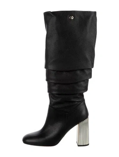 Pre-owned Dee Ocleppo Leather Boots In Black