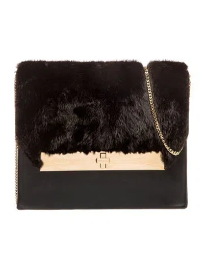 Pre-owned Dee Ocleppo Leather Clutch In Black