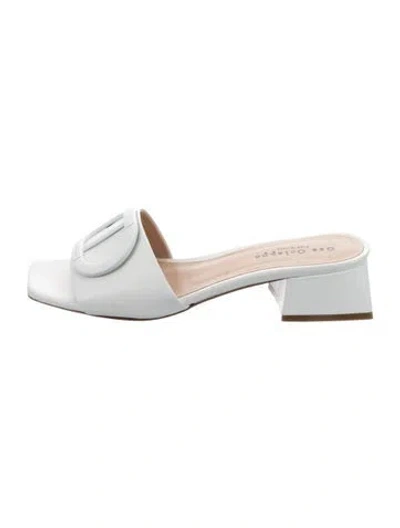Pre-owned Dee Ocleppo Leather Mules In Multi