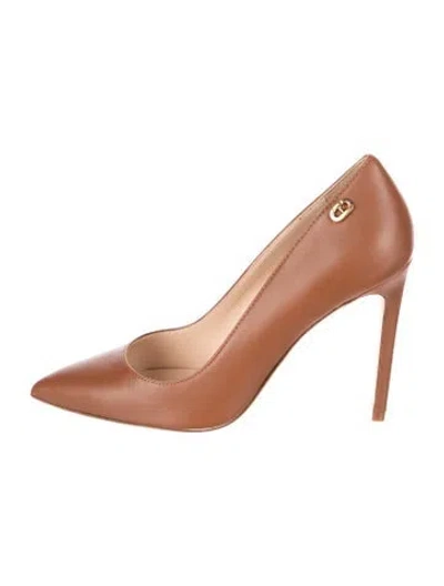 Pre-owned Dee Ocleppo Leather Pumps In Brown