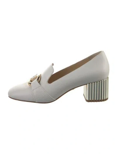 Pre-owned Dee Ocleppo Leather Pumps In White
