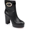 Dee Ocleppo Mel Platform Boot In Black Leather