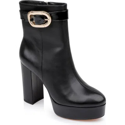 Dee Ocleppo Mel Platform Boot In Black Leather