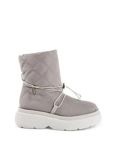 Pre-owned Dee Ocleppo Modern Taupe Snow Ankle Boot - Boots -size 36 In Beige