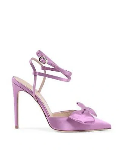 Pre-owned Dee Ocleppo Bow Pumps In Lilac Satin - Pumps & Heels - Purple -size 38.5