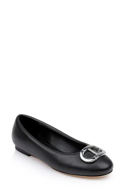 Dee Ocleppo Prague Flat In Black Leather