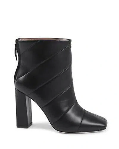 Pre-owned Dee Ocleppo Quilted Leather Ankle Boots - Black -size 38