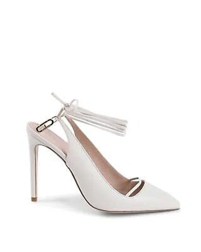 Pre-owned Dee Ocleppo The Harper Slingback Pump - White - Pumps & Heels - Off White