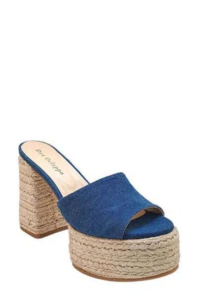 Dee Ocleppo Sunset 120mm Platform Denim Espadrilles