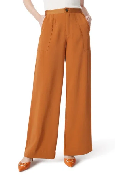 Dee Ocleppo Utility Wide Leg Suiting Pants In Sugar Almond