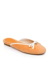 Dee Ocleppo Athens Terry-cloth Mules In Orange