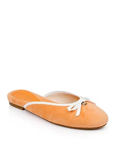 Dee Ocleppo Athens Terry-cloth Mules In Orange