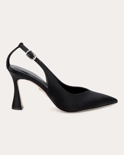 Dee Ocleppo Austin Pumps In Black Satin