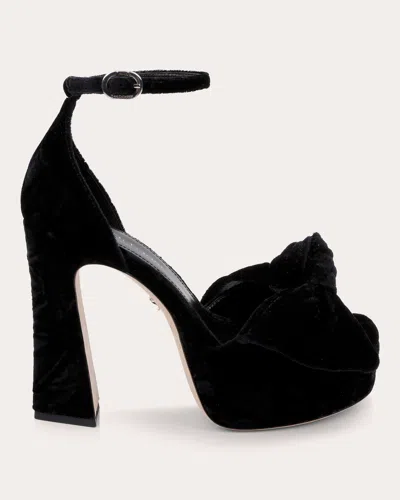Dee Ocleppo Benton Ankle Strap Platform Sandal In Black