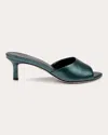 Dee Ocleppo Bogota Pointed Toe Slide Sandal In Green