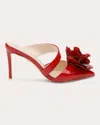 Dee Ocleppo Chicago Pointed Toe Mule In Red