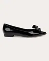 Dee Ocleppo Clinton Leather Ballerina Shoes In Black