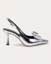 Dee Ocleppo Coronado Slingback Pump In Silver