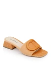 Dee Ocleppo Women's Dizzy Slip On Embellished Slide Low Heel Sandals In Orange