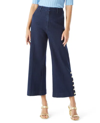 Dee Ocleppo Women's Edwina Wide-leg Trouser In Blue