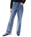 Dee Ocleppo Women's Fallon Two-tone Straight-leg Jeans In Blue