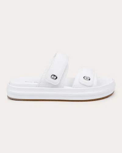 Dee Ocleppo Finland Double-strap Slides In White