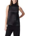 Dee Ocleppo Women's Rory Turtleneck Shell Blouse In Black