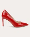 Dee Ocleppo Santorini Pointed Toe Pump In Red