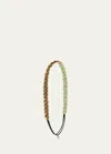 Deepa Gurnani Adele Embellished Golden Headband In Gold
