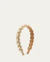 Deepa Gurnani Anatolia Embellished Pearly Headband In Opal