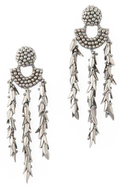 Deepa Gurnani Conrad Drop Earrings In Neutral