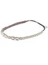 Deepa Gurnani Cut Crystal Headband In Metallic